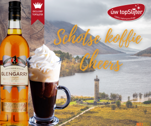 Schotse koffie - Glengarry Highland Blended whisky - uw topSlijter - mixtip